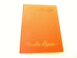 From Paradise Lost To Paradise Regained Hardcover Book 1958 Religious