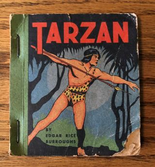 Tarzan,  Tarzan Ice Cream Premium Big Little Book Giveaway,  1935 Softcover