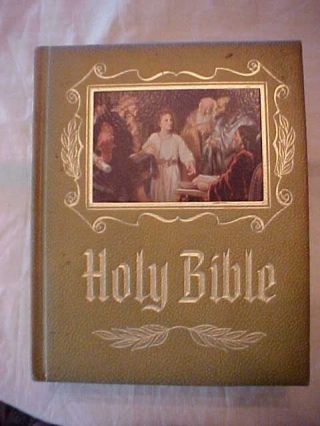 1971 Holy Bible King James Version Presentation Page Not Completed