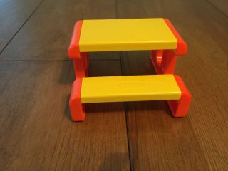 Vintage Little Tikes Doll House Picnic Table