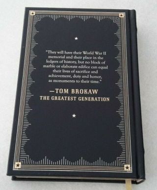 The Greatest Generation Tom Brokaw Leatherbound 2