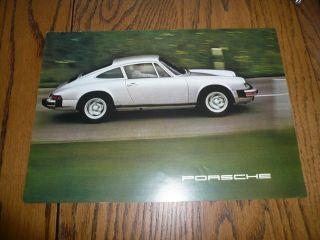 1975 Porsche 911 & Carrera Sales Brochure - Vintage