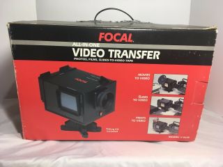 Focal All In One Video Transfer System Photos Films Slides Movies Edit Restore