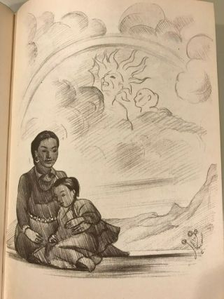 Vintage 1st Edition Book Little Navajo Bluebird Ann Nolan Clark York 1943