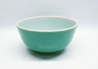 Vintage Pyrex Green Mixing Nesting Bowl 2.  5 Qt.  403