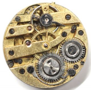 Vintage Ladies Pocket Watch Movement For Parts/repairs B103