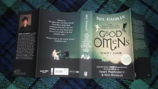 SIGNED NEIL GAIMAN - GOOD OMENS SCRIPT BOOK - SPECIAL EDITION - 2019 1st 3