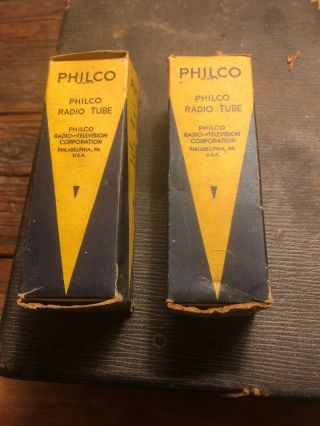 No 30 Type Philco Vintage Amplifier Radio Vacuum 2 Tubes Garaunteed Nos