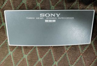 Vintage Sony Reel To Reel Tc - 366 Oem Head Block Cover