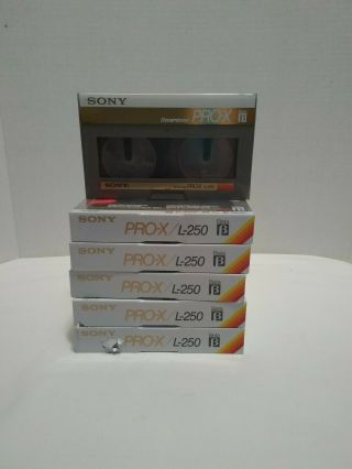 Sony Dynamicron Pro X L - 250 Beta Blank Tapes 90 Minutes