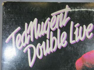 Ted Nugent ' Double Live Gonzo ' Vintage Vinyl 2LP - Epic KE2 - 35069 1978 VG/VG, 2
