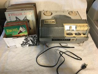 Vintage Wollensak T - 1500 Reel To Reel Magnetic Tape Recorder And Movies