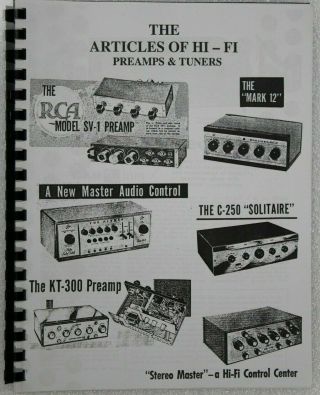 Usa The Articles Of Hi - Fi Preamps And Tuners