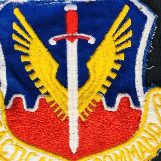 Usaf Tactical Air Command Patch Tac Vietnam War Era Sword Wings Vintage