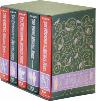 The Story Of The Middle Ages (1999) - The Folio Society - 5 Volume Set - Fine/nf Case