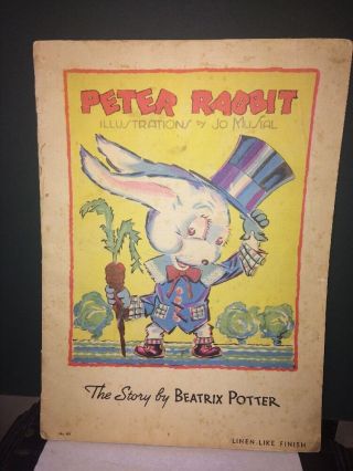 Vintage Peter Rabbit 1936 By Beatrix Potter.