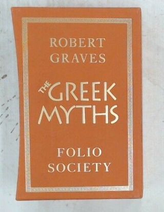 The Greek Myths Hardback Book Box Set Robert Graves Folio Society 2003 - N05