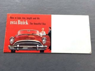 1954 Buick Vintage Car Sales Brochure - Roadmaster Special Century Skylark