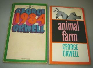 Animal Farm And 1984 By George Orwell Signet Paperbacks