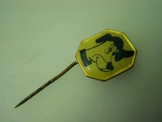 Vintage 1960s Stick Pin Huckleberry Hound - Hanna Barbera Cartoon 2077