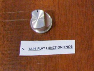 Parting Out Sansui 9090 Tape Play Function Knob