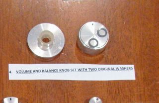 Parting Out Sansui 9090 Volume And Balance Knob Set With Washers