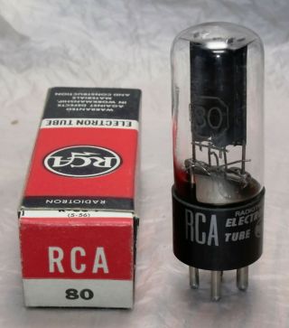 Rca Type 80 Vacuum Tube Nos Mib - Nos
