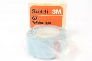 Vintage Scotch 3m 67 - 1 - 100 67 Splicing Tape 1 " X 100ft.  (nos)
