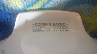 Vintage Corning Ware Wildflower Casserole 1.  5 Qt A - 1 1/2 - B Made In USA 4