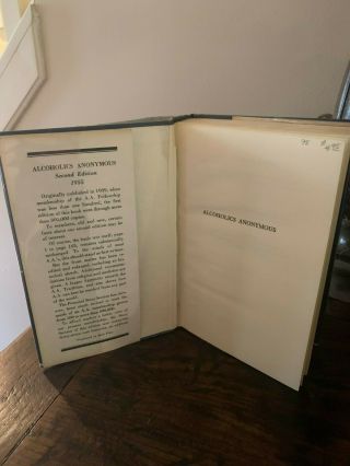 Alcoholics Anonymous (AA) Big Book | 2nd Edition | 13th Printing | 1972 2
