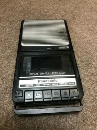 Panasonic Slim Line Portable Cassette Player/recorder (model Rq - 2102)