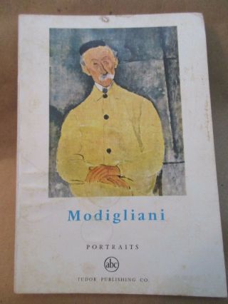 Modigliani Portraits Petite Encycl Tudor Pub Printed Paris France 1957 Paperback