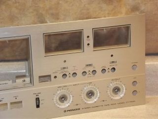 Pioneer CT - F9191 Cassette Deck Face Plate Part 5