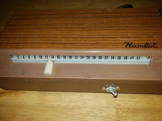 Vintage TV Cable Box Converter - Hamlin CATV - SPC - 4000 - 3 - Faux Wood Brown 2
