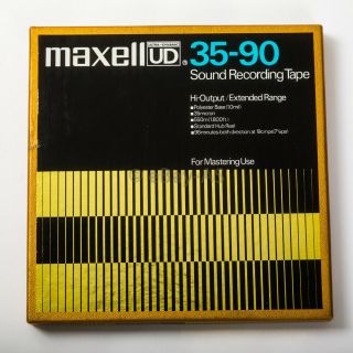 Maxell Ud 35 - 90 Reel To Reel Tape Donna Summer.  Estate Find.  As