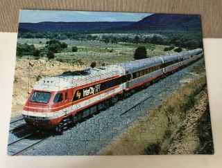 Vintage Retro Intercity Xpt Train Nsw Railways Frame Tray Puzzle Jigsaw Murfett
