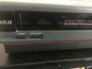RCA VR500 VCR 4 Head VHS Player Recorder - 3