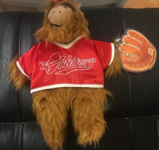 Vintage 1988 Alf Hand Puppet Burger King Collectable,  Orbiters Shirt With Tags
