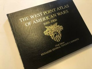 The West Point Atlas Of American Wars V1,  Easton Press,  Newish
