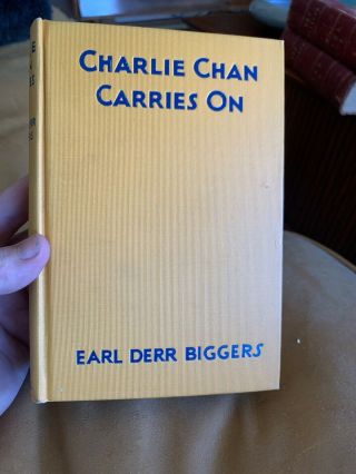 Early Edition Charlie Chan Carries On Earl Derr Biggers Mystery Crime Film 1930