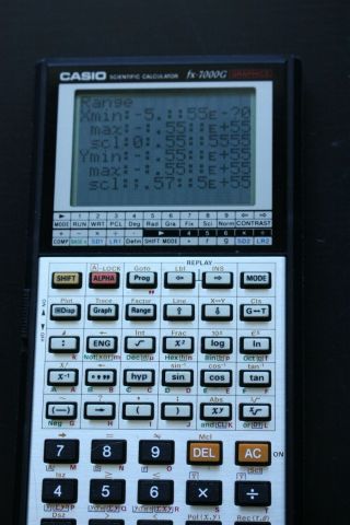 Vintage Casio Fx - 7000g Scientific Graphing Calculator