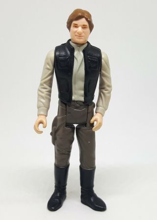 Star Wars Vintage Han Solo Trench Coat Endor Figure Rotj 1984 Kenner