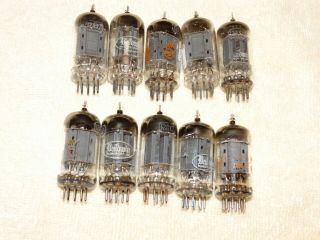 1 X 12ax7 Rca Tube Long Grey Plates D Getter Fender (10 Available)