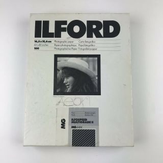 Vintage Ilford Photo Photographic Paper 6.  5 X 8.  5 Ilfospeed Multigrade Ii Pearl