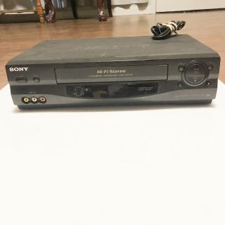 Sony Slv - N55 Vcr Vhs Tape Recorder Fully Great