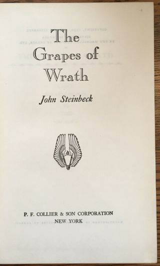 John Steinbeck / Grapes of Wrath Of Mice and Men and Short Stories The Moon 3