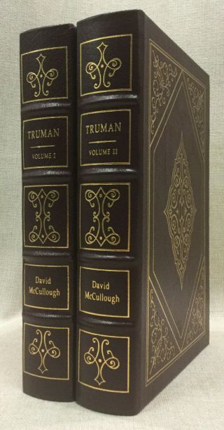 Truman David Mccullough 2 Volumes Easton Press Library Of The Presidents Leather