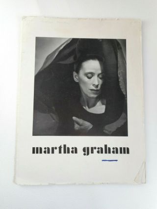 C 1936 Martha Graham Modern Dance Program Louis Horst Noguchi
