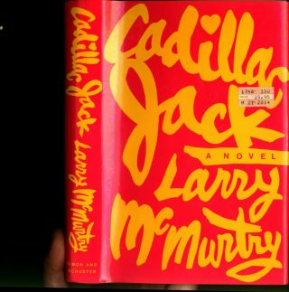 Larry Mcmurtry,  Cadillac Jack,  First Edition In Dj,  Simon & Schuster 1982