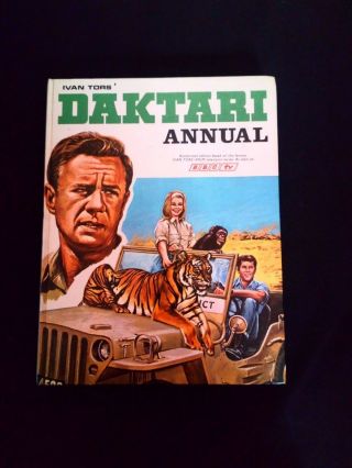 Daktari Annual Vintage Bbc Television Hardback Book (1960 